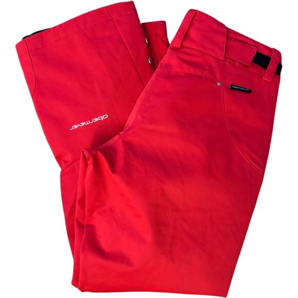 Obermeyer Red Ladies ski snowboard pants Winter Wear style 15110 size 8 - Picture 3 of 16
